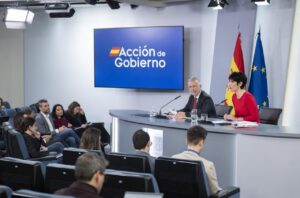 Rueda de prensa del Gobierno sobre pensiones y escudo social