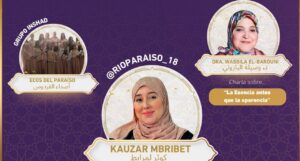 Ponentes y grupo musical en la velada femenina de iftar en Melilla