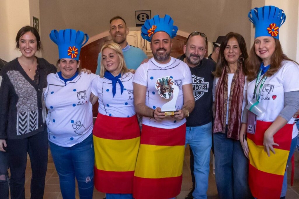 Participantes en el concurso de disfraces de Carnaval en Melilla