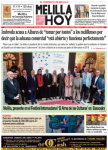 Portada del periódico Melilla Hoy del 26 de febrero de 2026