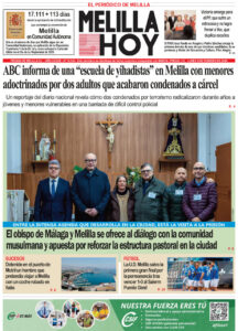 Portada del periódico Melilla Hoy del 9 de febrero de 2026