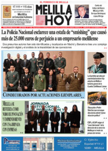 Portada del periódico Melilla Hoy del 11 de febrero de 2026