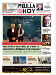 Portada del periódico Melilla Hoy del 22 de febrero de 2026