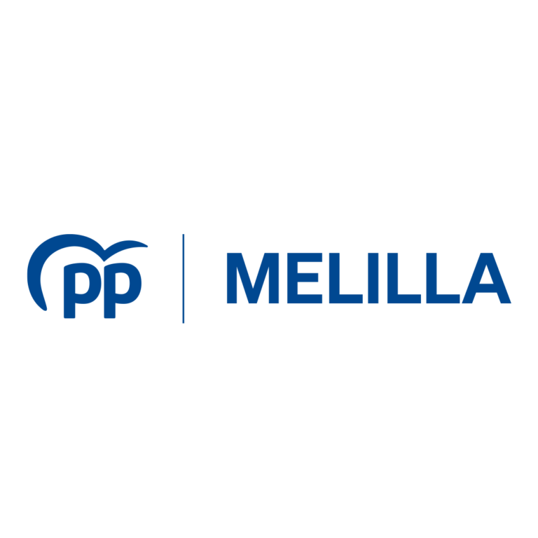 Logo del Partido Popular de Melilla en color azul