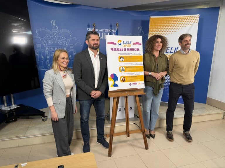 Presentación del programa de formación para mujeres en el deporte en Melilla