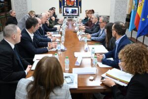 Reunión del Gobierno local de Melilla sobre el Plan Estratégico 2022-2026