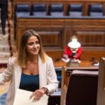 Sofía Acedo en el Congreso de los Diputados durante su intervención.