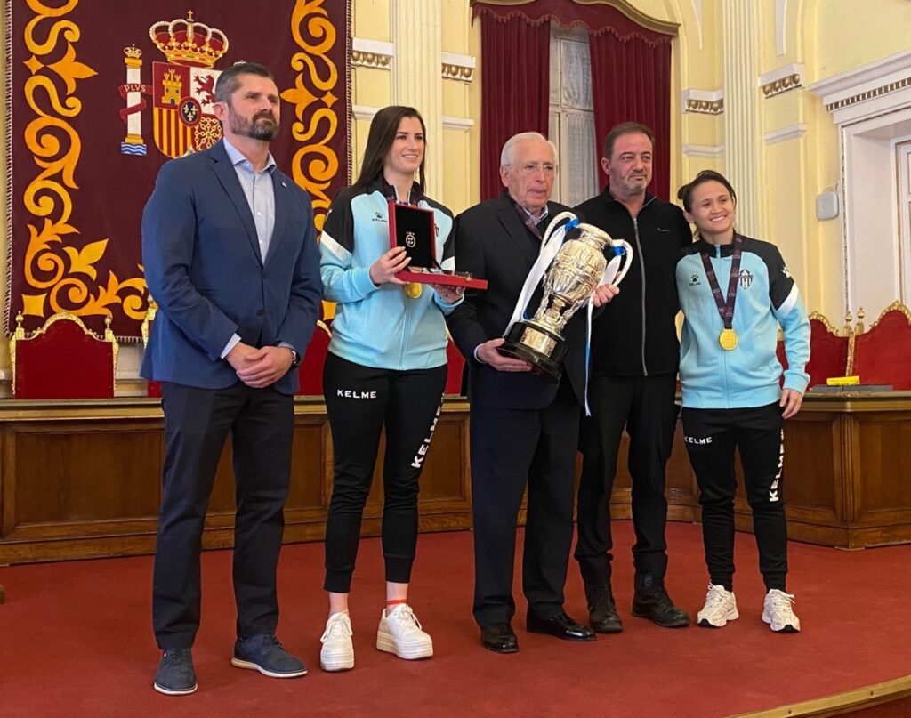 Recepción del equipo Torreblanca F.S. con la Supercopa de España