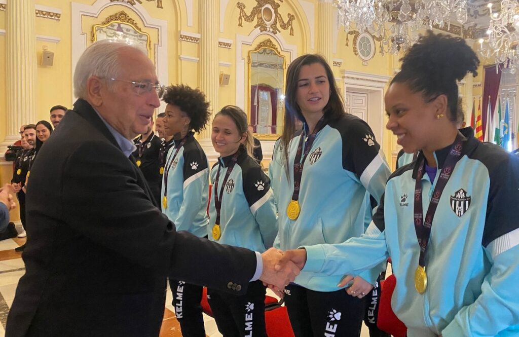 Recepción oficial del Torreblanca F.S. tras ganar la Supercopa de España