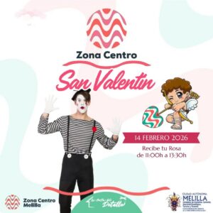 Mimo en el evento de San Valentín en Zona Centro Melilla