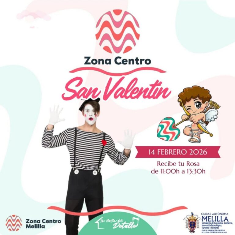 Mimo en el evento de San Valentín en Zona Centro Melilla