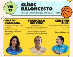 Cartel de la III Jornada 3x3 de baloncesto en Melilla