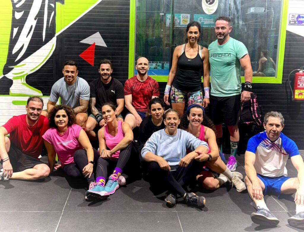 Grupo de participantes en el Campeonato de Melilla de Functional Fitness