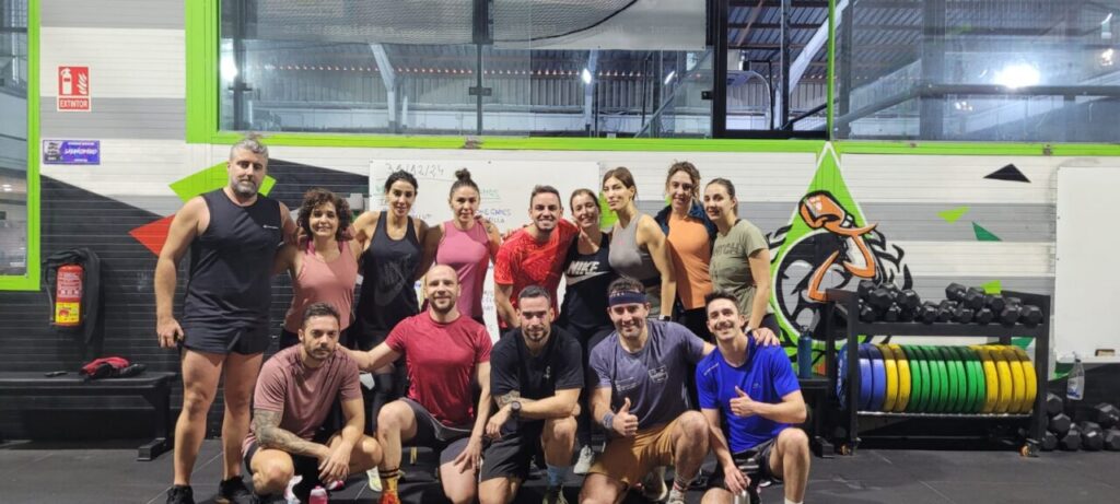 Grupo de participantes en el Campeonato de Melilla de Functional Fitness