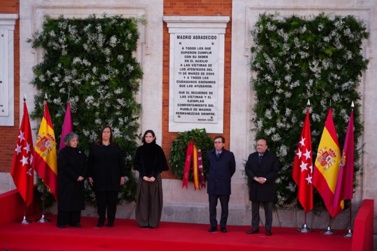 Ceremonia de homenaje a las víctimas del 11M en Madrid