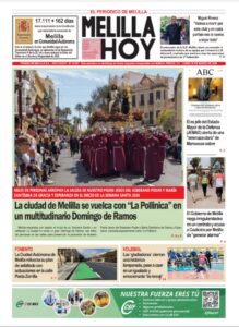 Portada del periódico Melilla Hoy del 30 de marzo de 2026