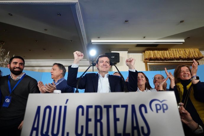 Miguel Marín celebra victoria de Alfonso Fernández Mañueco en acto político del PP