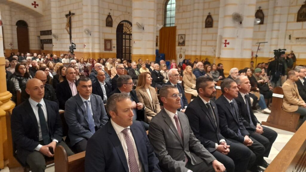 Concierto de Semana Santa en la Iglesia del Sagrado Corazón con asistentes