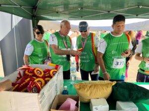 Participantes en la carrera contra el cáncer en Melilla