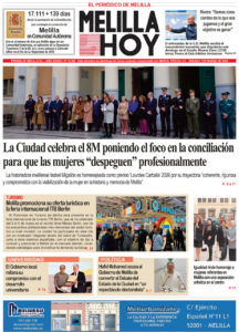 Portada del periódico Melilla Hoy del 7 de marzo de 2026