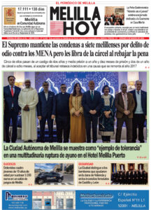 Portada del periódico Melilla Hoy del 6 de marzo de 2026