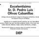 Obituario de Pedro Luis Olivas Cabanillas con detalles sobre su vida y legado