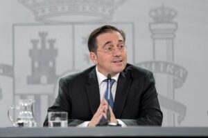 José Manuel Albares en rueda de prensa sobre el orden internacional