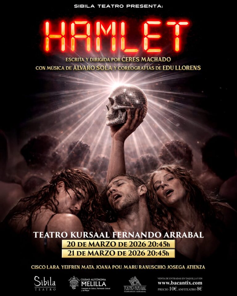 Cartel de la obra Hamlet presentada por Sibila Teatro