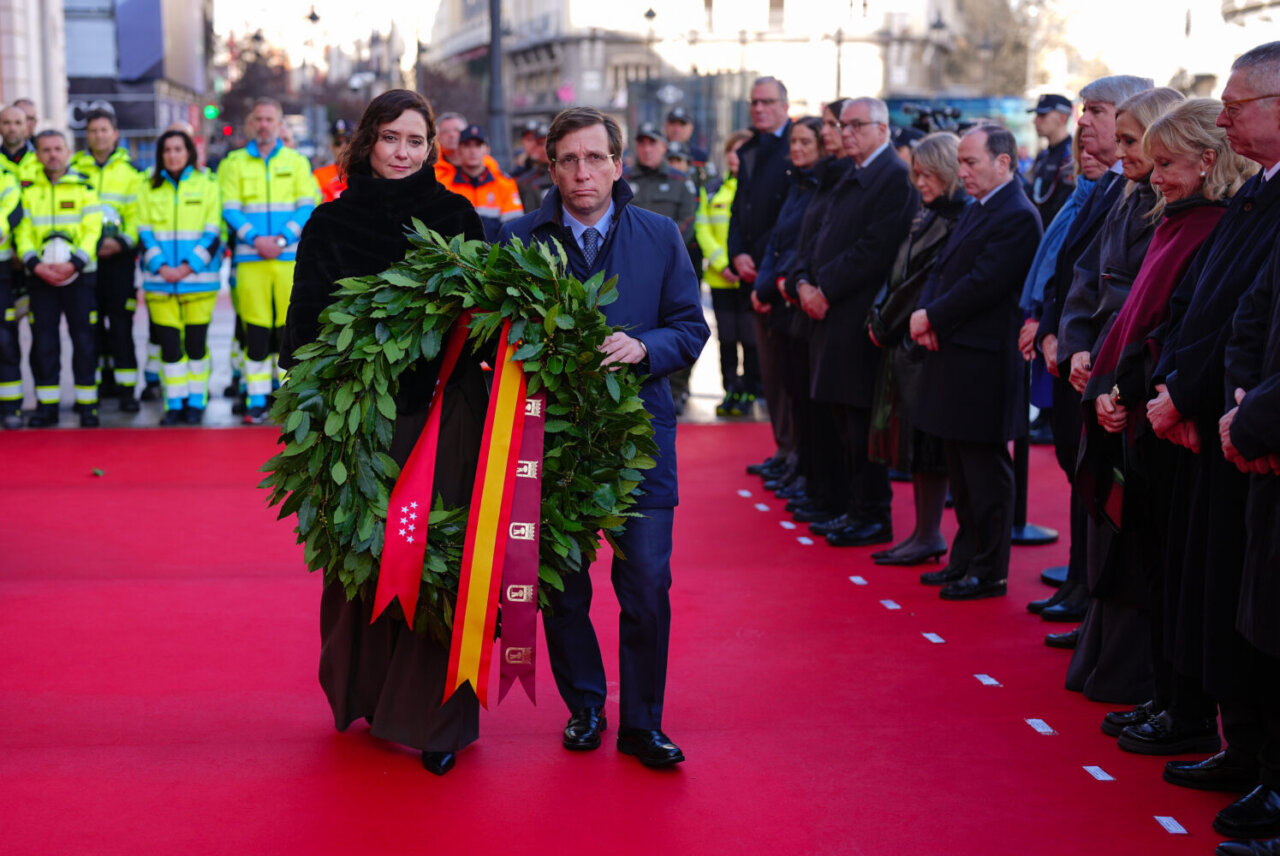 Ceremonia de homenaje a las víctimas del 11M en Madrid con autoridades