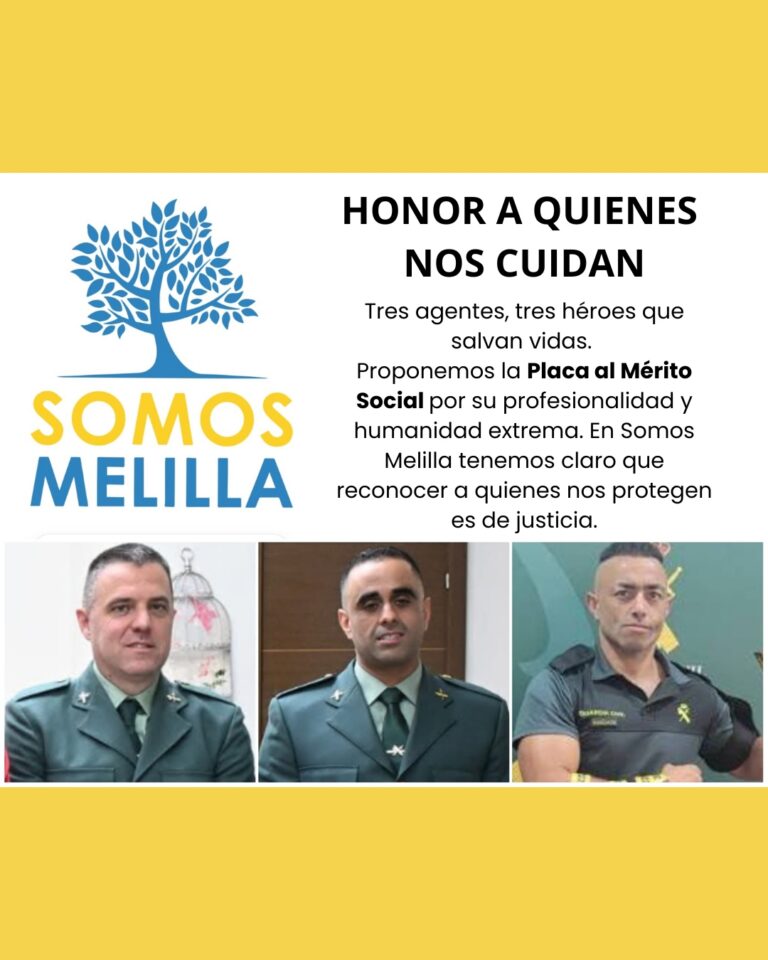 Tres agentes que salvan vidas en Melilla