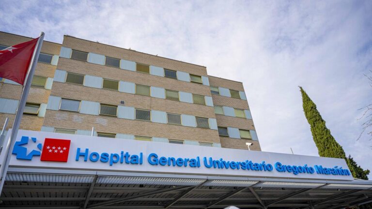 Fachada del Hospital General Universitario Gregorio Marañón en Madrid