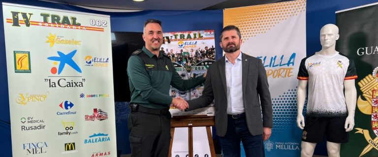 Presentación de la IV Trail Solidaria 062 de la Guardia Civil en Melilla