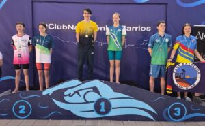 Podio del Duatlón Villa del Torcal con medallistas