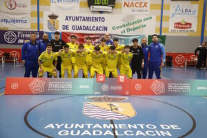 Equipo Sub-16 de Melilla en el campeonato de fútbol sala