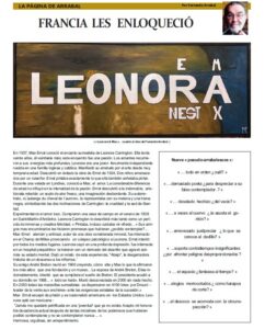 Artículo sobre la influencia de Max Ernst en Leonora Carrington