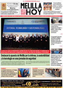 Portada del periódico Melilla Hoy del martes 24 de marzo de 2026