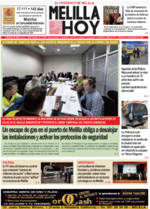 Portada del periódico Melilla Hoy del 3 de marzo de 2026
