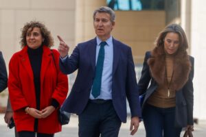 Cuca Gamarra del PP hablando en el Senado sobre el reglamento penitenciario.