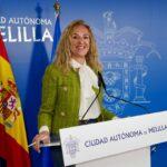 Esther Donoso en rueda de prensa sobre inversión en Melilla