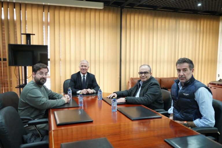 Reunión entre el empresario Carlos Dorta y el consejero Miguel Marín en Melilla