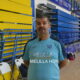 Salim Abdelkader, entrenador del Club Voleibol Melilla, en el pabellón