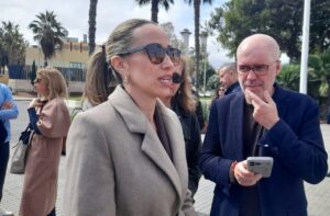 Unai Sordo hablando sobre reivindicaciones laborales en Melilla