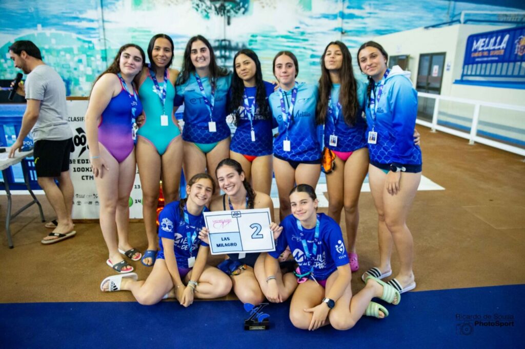 Equipo Las Milagro en el evento 100x100 CTM del Club Triatlón Melilla