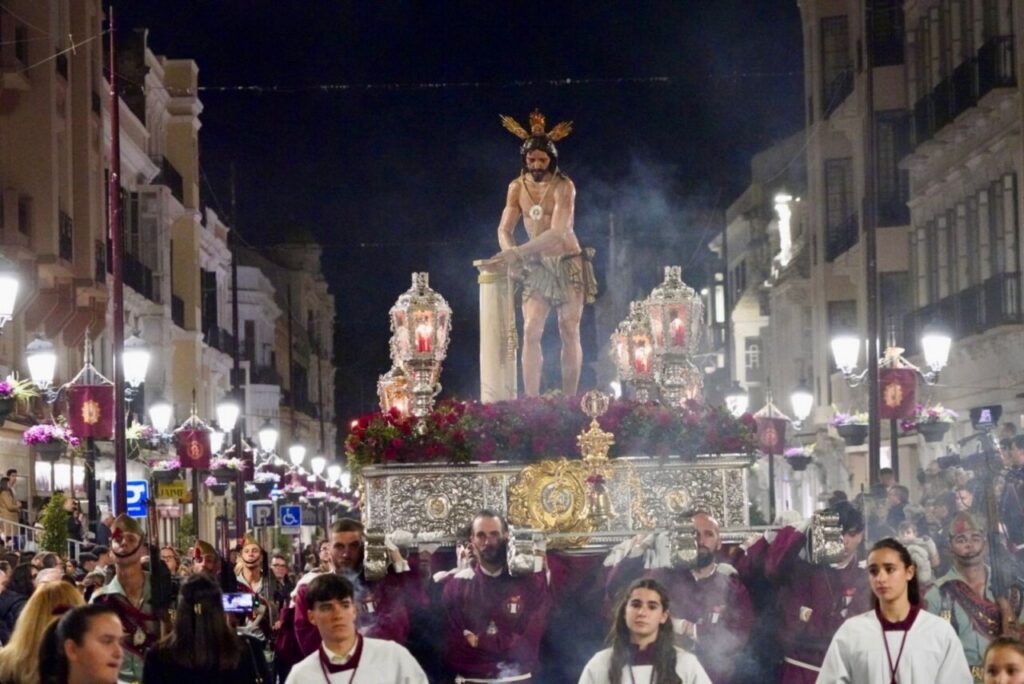 Procesión del Flagelado y Nuestra Señora del Mayor Dolor en Melilla
