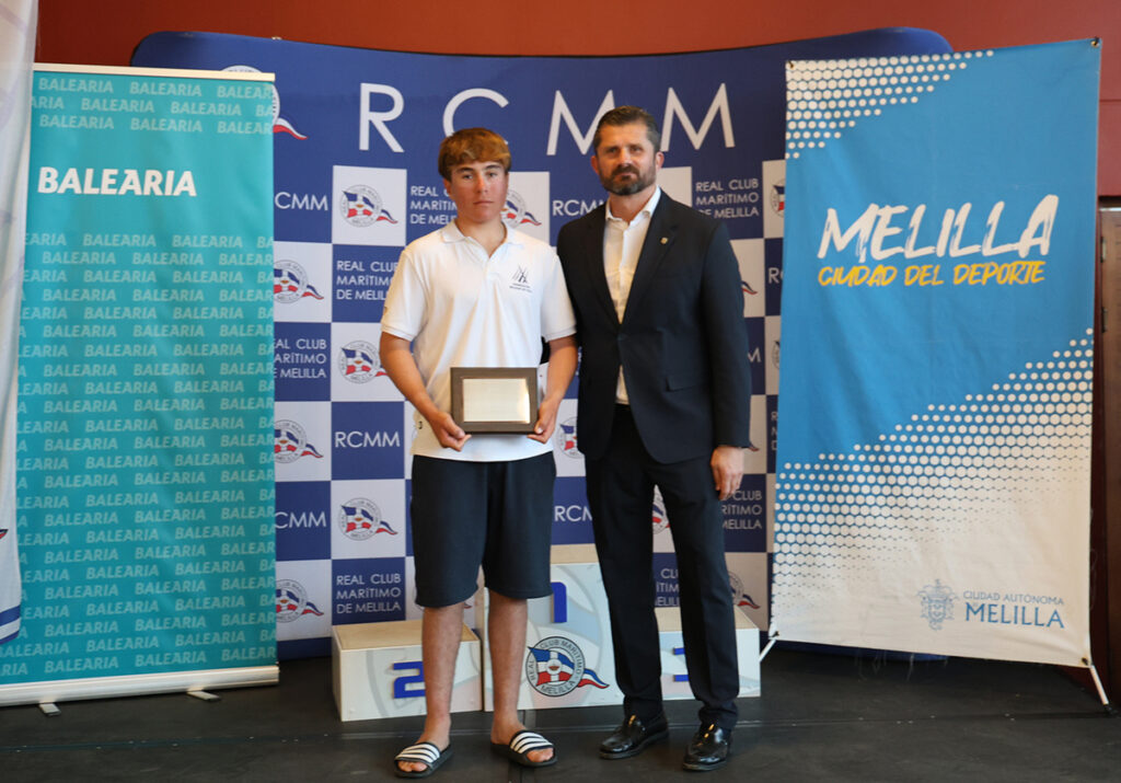 Entrega de premios del Campeonato de España de Ilca6 en Melilla