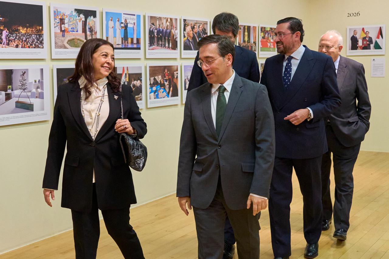 Inauguración de la exposición del 20 aniversario de Casa Árabe en Madrid