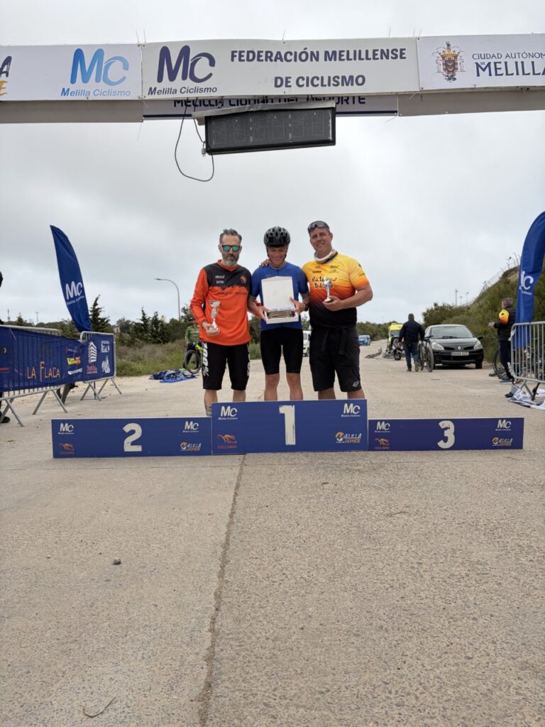 Ganadores del VII Memorial de BTT Julio César Flores en Melilla