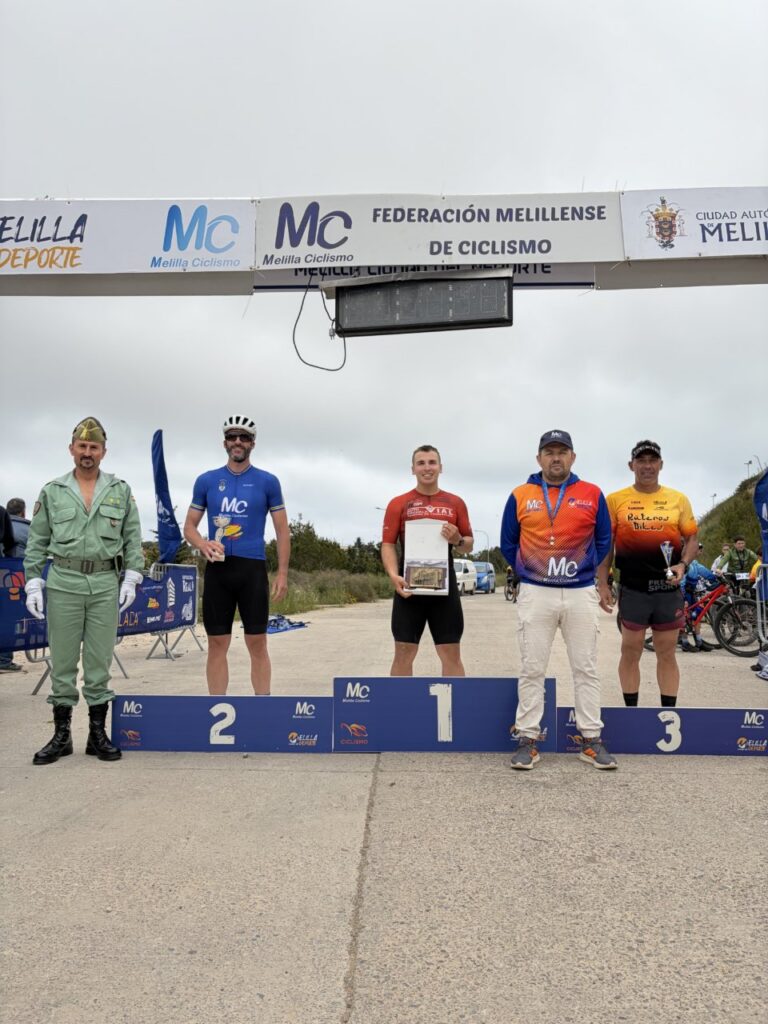 Ganadores del VII Memorial de BTT Julio César Flores en Melilla