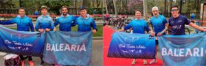 Equipo del Club Triatlón Melilla en el Campeonato Nacional de Duatlón