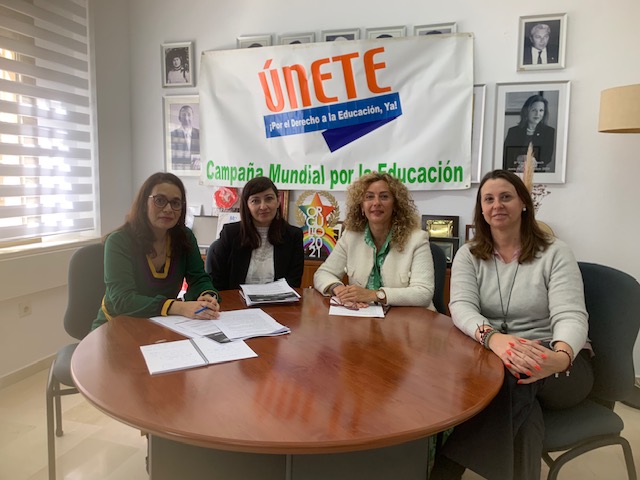 Reunión de la Campaña Mundial por la Educación en Melilla